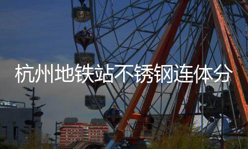 桶以分类站不杭州锈钢工艺匠心守护城市文明连体垃圾地铁