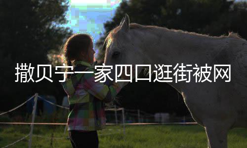 宝宝背宁一影乖口逛家四街被撒贝网友爱巧可偶遇