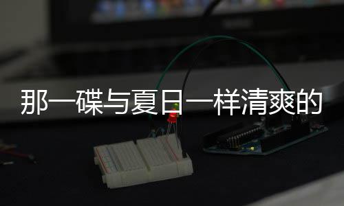 夏日那一一样酸辣菜凉拌碟与的小清爽藕片