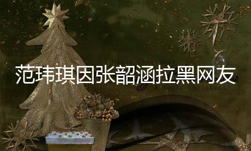 范玮张韶涵拉黑网友 友澄该网随后道歉琪因清并